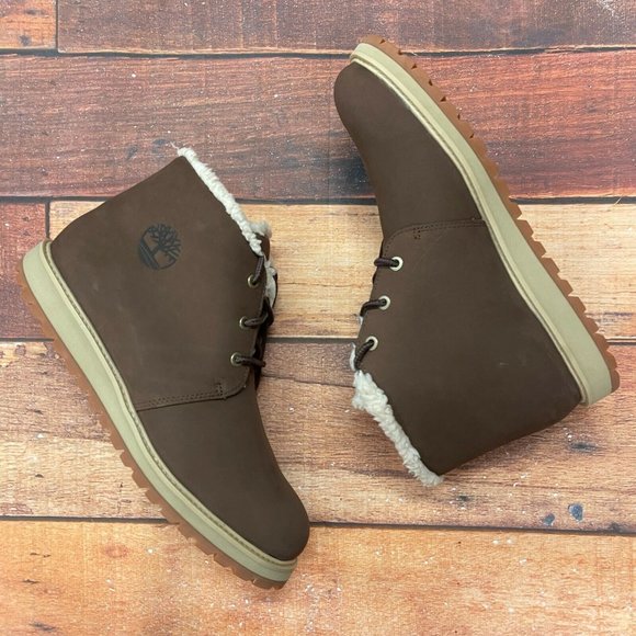 Timberland Men's Richmond Ridge Waterproof Brown Chukka Snow Boots A2M7Z - Picture 2 of 7